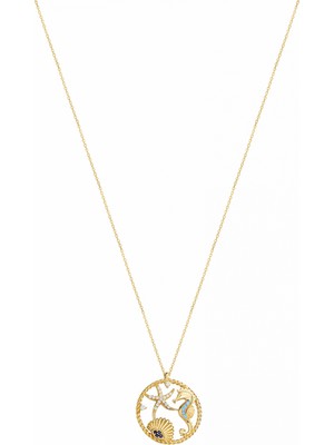 Cebeci Kuyumcu Cebeci 14 Ayar Deniz Altın Kolye