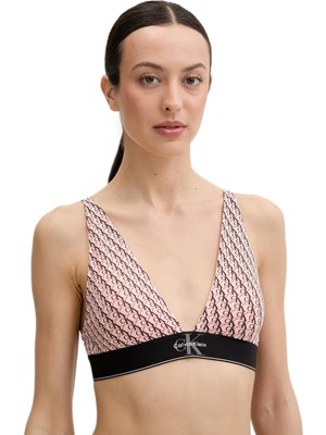 Tommy Hilfiger Calvin Klein Kadın Pembe Hafif Destekli Üçgen Sütyen LV00QF8703