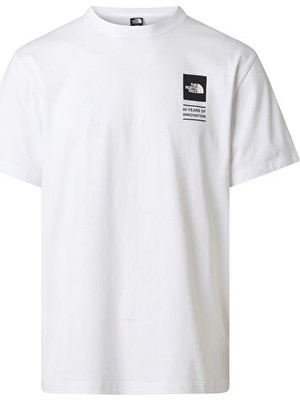 The North Face M Icon Celebration Regular Erkek Outdoor Tişörtü NF0A8GASFN41 Beyaz