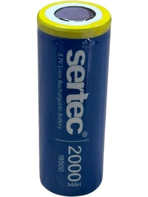 Eco Port Sertec 3.7V Li-Ion 18500 2000 Mah 3c Şarjlı Pil