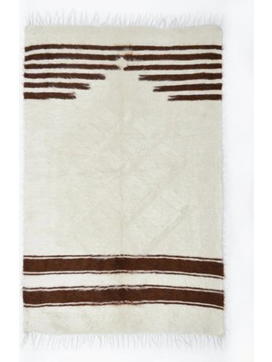 Kilim Co. Tiftik Yünden El Dokuma Siirt Battaniyesi 80X120 cm (0.96 M²)