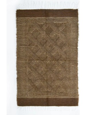 Kilim Co. Tiftik Yünden El Dokuma Siirt Battaniyesi 80X120 cm (0.96 M²)