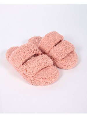 Chirpy Kadın Tüylü  Ayarlanabilir Ev Terliği - Band