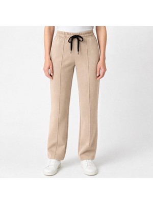 Axxel Kadın Bej 2 Iplik Eşofman PANTOLON-P3045