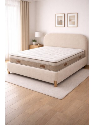 Mersanto Como Bazalı Yatak Seti – Modern Sandıklı Depolamalı Çift Kişilik Yatak