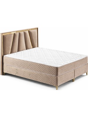 Mersanto Ayo Bazalı Yatak Seti – Modern Sandıklı Depolamalı Çift Kişilik Yatak