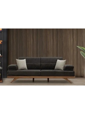 Vivense Pandora Üçlü Koltuk, Antrasit