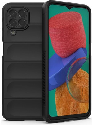 Akinco Samsung Galaxy M33 Kılıf Optimum Silikon - Siyah