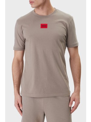 Hugo Pamuklu Regular Fit Logolu Bisiklet Yaka T Shirt Erkek T Shirt 50447978 237