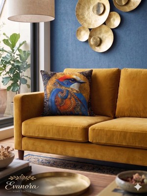 Evanora 5D Baskılı Dekoratif Kırlent Kılıfı