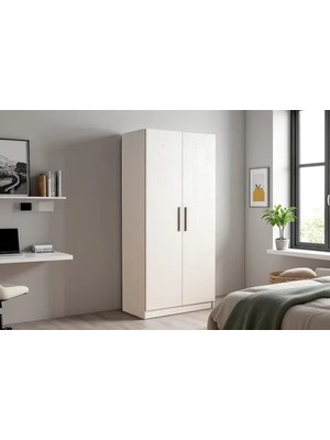 Vivense Strada Genç Odası Gardırobu, 2 Kapaklı