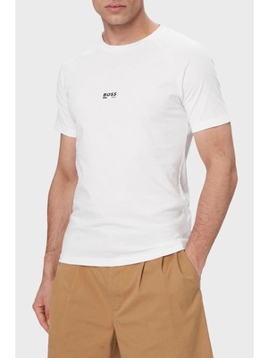 Boss Pamuklu Regular Fit Logolu Yuvarlak Yaka T Shirt Erkek T Shirt 50517970 105