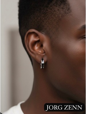 PremiumPort Şık ve Modern Erkek Küpe, Tarzınıza Zarif Dokunuşlar Katacak Ürün