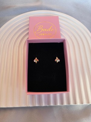 PremiumPort Renkli Çocuk Küpesi, Neşeli ve Şık Takı, Güvenli ve Hafif Tasarım