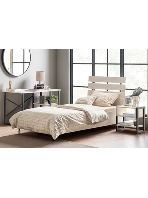 Vivense Strada Genç Odası Karyolası, Ahşap Başlıklı