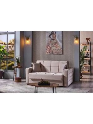 Vivense Molina Ikili Koltuk, Bej