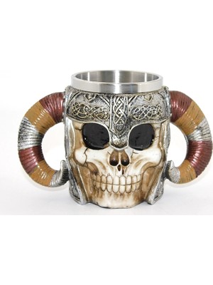 İlkyaz Fashion Paslanmaz Çelik Kurukafa Kupa Bardak ALK2588