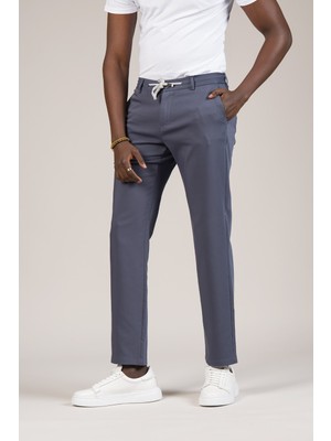 Akçaylar Regular Fit Beli Iplikli ve Lastikli Likralı Pamuklu Yazlık Jogger Pantolon