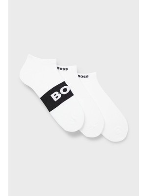 Boss Pamuklu Logolu 3 Pack Çorap Erkek Çorap 50543482 100