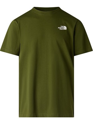 The North Face M Box Nse Celebration Reg Ss Tee Erkek Outdoor Tişörtü NF0A8GV2BRI1 Yeşil