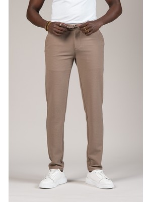 Perpant Slimfit Armürlü Beli Iplikli ve Lastikli Likralı Yazlık Jogger Pantolon