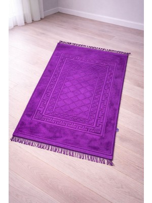 inağ Kalın Kadife Peluş Kaydırmaz Taban Seccade