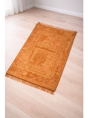 inağ Kalın Kadife Peluş Kaydırmaz Taban Seccade