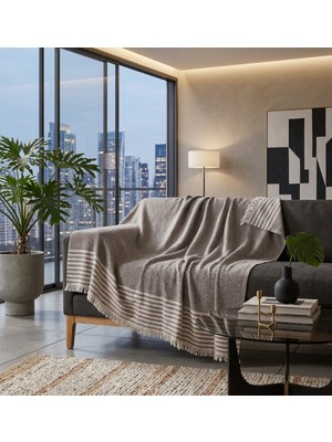 180×210 cm Pamuklu Lüks Koltuk Örtüsü – Kaymaz, Yıkanabilir, Şık Koruyucu Örtü