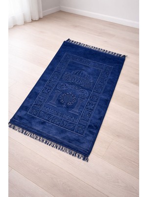 inağ Kalın Kadife Peluş Kaydırmaz Taban Seccade