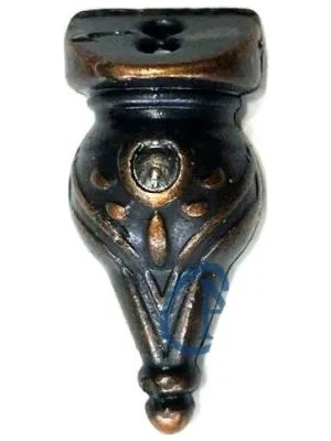 Akinco Minare Sandık Ayağı, Kutu Ayak 3 cm - Eskitme, 100 Adet