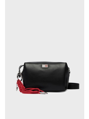 Tommy Jeans Logolu Ayarlanabilir Askılı Çanta Bayan Çanta AW0AW18456 Bds