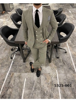 Fc Plus Yelekli Takım Elbise - Extra Slim Fit