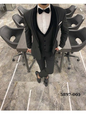 Fc Plus  Damatlık Yelekli Takım Elbise