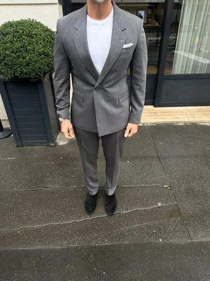 Fc Plus  Düşük Mono Yaka Çıtçıtlı Takım Elbise