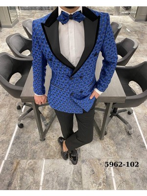 Fc Plus  Damatlık Kruvaze Takım Elbise