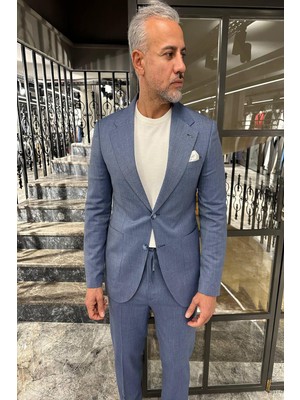 Fc Plus Pantolonu Ipli Keten Takım Elbise