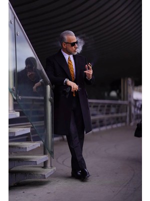 Fc Plus Torba Cep Pileli Yün Takım Elbise