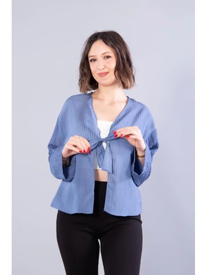 Mckanzie 952 Bağlamalı Kendinden Şeritli Bluz
