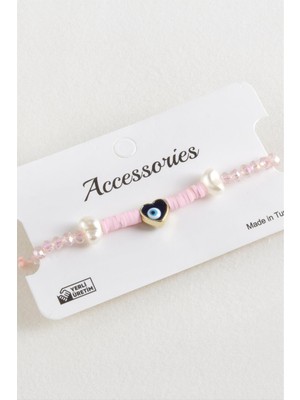 Prativas Inci Fimo Kristal Makrome Ip Bileklik