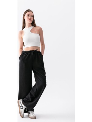 Wega Moda Keten Pantolon Keten Karışımlı Bol Kesim Kadın Pantolon – Rahat Yazlık Günlük Pantolon