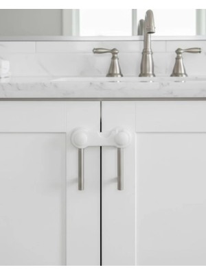 Akinco 4 Adet Dolap ve Çekmece Emniyet Kilidi Çift Taraflı Bantlı Güvenli Tasarım