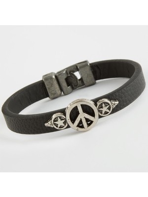 Prativas Barış Kaliteli Suni Deri Bileklik