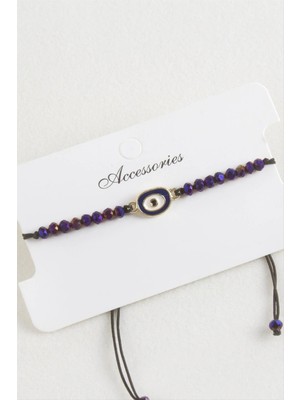 Prativas Nazar Kristal Makrome Ip Bileklik