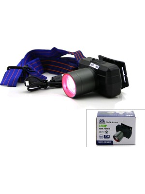 Pileli Store Şarjlı 30W Kafa Lambası Fener 1 LED USB - Type-C Kademe Işık Ayarı - Flaşör (4887)