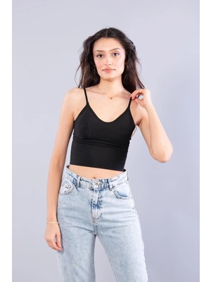 Mckanzie 9044 Arkası Çapraz Lastikli Kaplı Crop