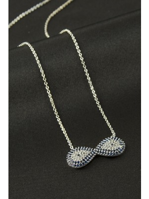 Prativas Sonsuzluk Zirkon Taşlı Kolye