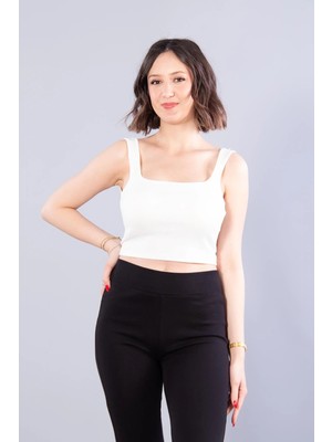 Mckanzie 25599 Kompak Ribana Kalın Askılı Bluz
