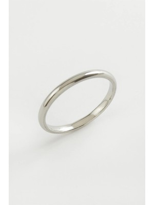 Prativas Alyans Lüks Çelik Yüzük 2 mm