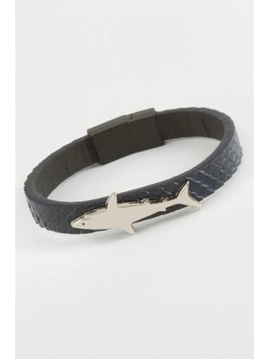 Prativas Balık Kaliteli Mıknatıslı Suni Deri Bileklik