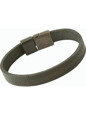 Prativas Mıknatıslı Deri Bileklik